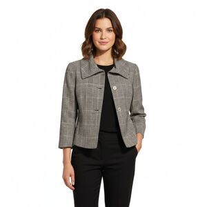 Lauren Ralph Lauren Houndstooth Blazer Size 14